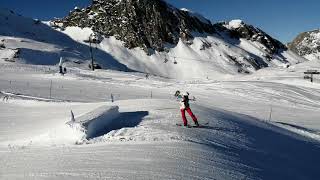 Kitzsteinhorn  Snowpark  3000 metrs  Austria   January 2022 [upl. by Icaj254]