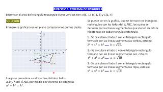 TEOREMA DE PITAGORAS Ejercicio 3 [upl. by Magner]