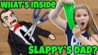 Whats Inside The REAL Slappy Cutting Open Creepy Dummy [upl. by Anuaek]