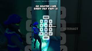 Go Goated Code Every Day Part 2 🐐fortnite gogoated gaming [upl. by Aicert]