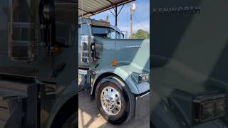 Frost green Kenworth W900 with a little update kenworthw900l new kenworthtrucks kenworth truck [upl. by Jehial]