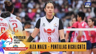 Aiza MaizoPontillas highlights  2023 PVL AllFilipino Conference [upl. by Hernando]