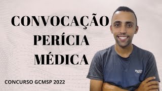 SAIU A CONVOCAÇÃO PRA PERÍCIA MÉDICA  CONCURSO GCMSP DE 202224 [upl. by Frissell460]