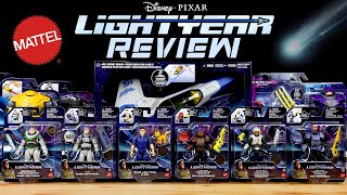 MATTEL LIGHTYEAR TOYS 2022  5quot Scale Action Figures Complete WAVE 1 REVIEW amp COLLECTION OVERVIEW [upl. by Haem]