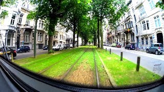 The Brussels Tram Route 3  Whole Tramline [upl. by Belicia]