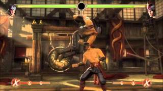 MK9 NIGHTWOLF COMBOS TUTORIALS SPECIAL ENDING [upl. by Assertal]