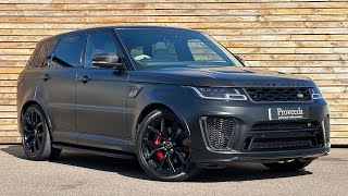 2021 Range Rover Sport P575 V8 SVR Carbon Edition [upl. by Anders542]