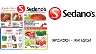 Sedanos Weekly Ad US  09252024  10012024 [upl. by Eimmat]