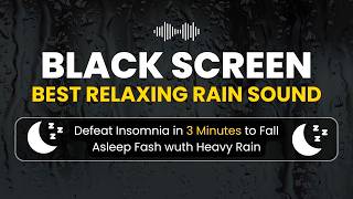 🔴 Heavy Rain and Thunder Sounds for Sleeping  Black Screen  Thunderstorm Sleep Sounds Live Strea [upl. by Ettennat]