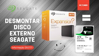 Desmontar disco externo Seagate ✅ 16TB 👏 [upl. by Saucy]