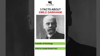 3 Facts about Emile Durkheim shorts [upl. by Edvard]