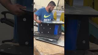 Assembling 4 piece Armaflex lined Rectangular Duct Fitting [upl. by Nolaj]