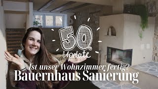 Ist nach über 7 JAHREN SANIERUNG endlich unser WOHNZIMMER fertig🏡  Update 50 [upl. by Ailina100]