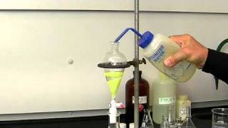 Acid Base Extraction Demonstrated by Mark Niemczyk PhD [upl. by Nolur]