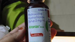 Atarax Syrup  Hydroxyzine Hydrochloride Syrup 2mgml USES Benefits and personal Review☺️ [upl. by Aisel]