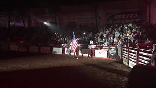 Fort Worth Stockyards Rodeo Opening Flag carried by Elizabeth FleisnerHaught [upl. by April]