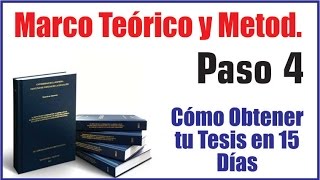 PASO 4 MARCO TEORICO Y METODOLOGIA [upl. by Timmie]