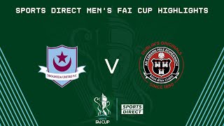 Sports Direct Mens FAI Cup QuarterFinal  Drogheda United 13 Bohemians  Highlights [upl. by Sualakcin]