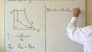 thermodynamique  machine thermique  moteur réel calcul de rendement [upl. by Siuqcram125]