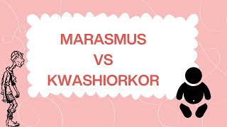 Pathology Differences Between Kwashiorkor And Marasmus PEM  Marasmus Vs Kwashiorkor Pathology [upl. by Bartholomeus]