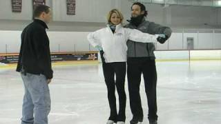 On ice with Tanith Belbin and Ben Agosto [upl. by Nekcerb]