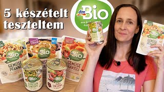 5 DM BIO készételt TESZTeltem I Vegán ételek [upl. by Romeo504]