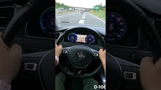 Volkswagen eGolf 136 HP Acceleration [upl. by Dray380]