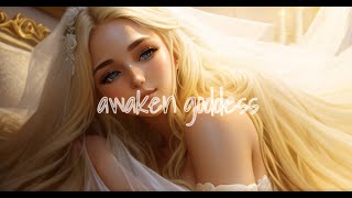 Awaken goddess  a meditation  MtF Transition Positive feminization [upl. by Asenaj]