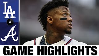 Dodgers vs Braves Game Highlights 6521  MLB Highlights [upl. by Nostaw]