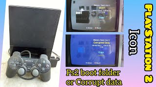 ps2 corrupt data and icon  ps2 save data icon create kese karen [upl. by Rehpitsirhc130]