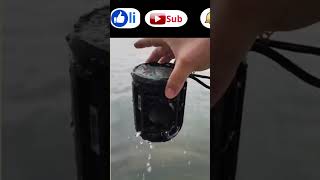 if you interested in this waterproof speaker  speaker speakershopping bass shorts [upl. by Devinna]