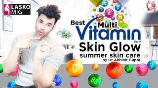 Best Multivitamin for Skin Glow summer skin care  laskomig  by Dr Abhinit Gupta [upl. by Coleman]