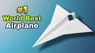 How to Make the World’s Best Paper Airplane  Ultimate Folding Guide [upl. by Enicul605]