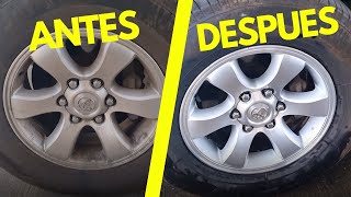 TRUCO Como limpiar LLANTAS de COCHE [upl. by Acyre]