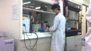 Adding styrene methacrylic acid and potassium persulfate [upl. by Ydda]