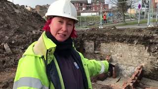 Archaeological dig in Rochdale Town Centre [upl. by Ahsinrats]