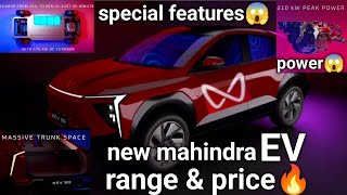 Mahindra ev BE 6e XEV 9e range price amp all features [upl. by Saffren206]