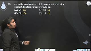 4s2 is the configuration of the outermost orbit of an element Its atomic number would be [upl. by Rickey]