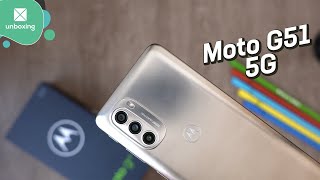 Motorola Moto G51 5G  Unboxing en español [upl. by Dolores]