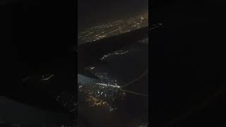 JEDDAH night View from saudi Air line humaiduddin jeddah travel [upl. by Elatsyrc]