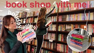 book shop with me holiday book shopping  book haul 📚❄️  bookmas day 1 [upl. by Euqinemod]