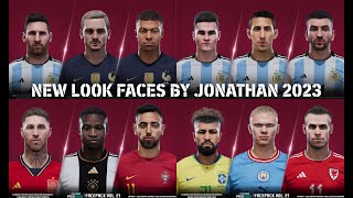 PES 2021  NEW LOOK FACEPACK BY JONATHAN FACEMAKER CPK amp SIDER  WORLD CUP FACES [upl. by Marlie783]