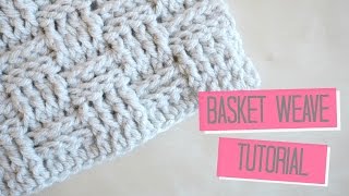 CROCHET Basket weave tutorial  Bella Coco [upl. by Spanjian]