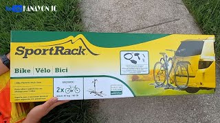 COSTCO SPORTRACK SR2901C  BIKE PLATFORM HITCH RACK INSTALLATION [upl. by Ardnovahs311]