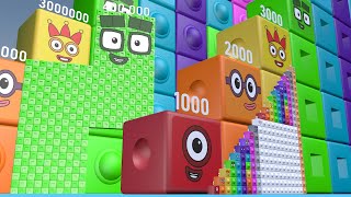 Numberblocks Puzzle Step Squad 400 400000 20000000 BILLION BIGGEST Numberblocks Numbers [upl. by Silsbye]