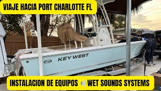 KEY WEST BOAT NUEVA INSTALACION DE EQUIPOS DE MUSICA [upl. by Lledniw]