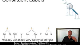 SYN107  Constituent Analysis First Steps [upl. by Thorny]