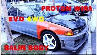 PROTON WIRA EVO 4WD SALIN  RESTORE [upl. by Innaig]