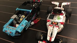 Mindstorms Race Car Powered by EV3 31313  Drag Racer 42050 Powered by LEGO Power Pack [upl. by Retseh]