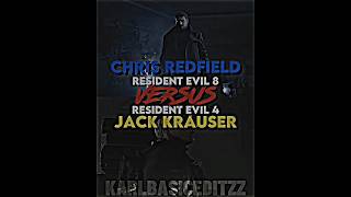 Chris RedfieldResident Evil 8VS Jack KrauserResident Evil 4 [upl. by Genevra]